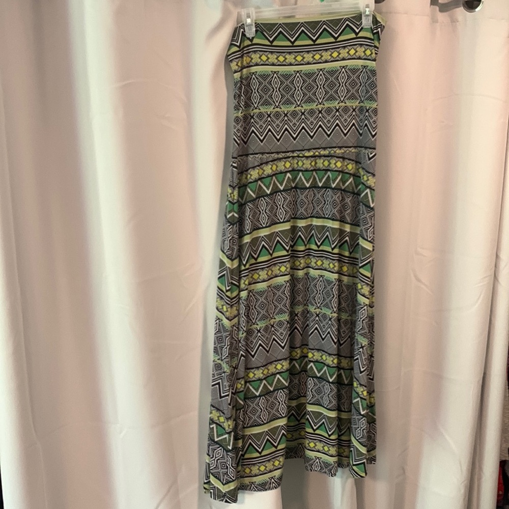 Long skirt - fold over top - INC